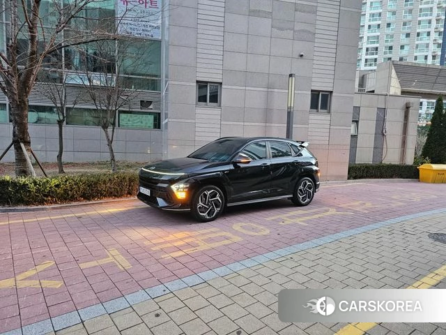 Hyundai Kona (SX2) 2024 Черный из Кореи, фото 3