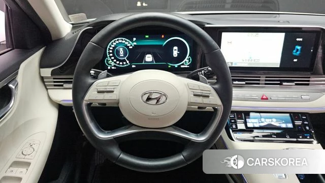 Hyundai The New Grandeur IG Hybrid 2022 Белый из Кореи, фото 3