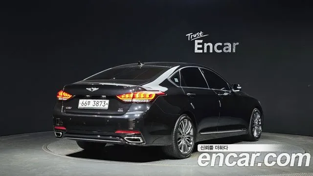 Genesis G80 2018 Черный из Кореи, фото 3