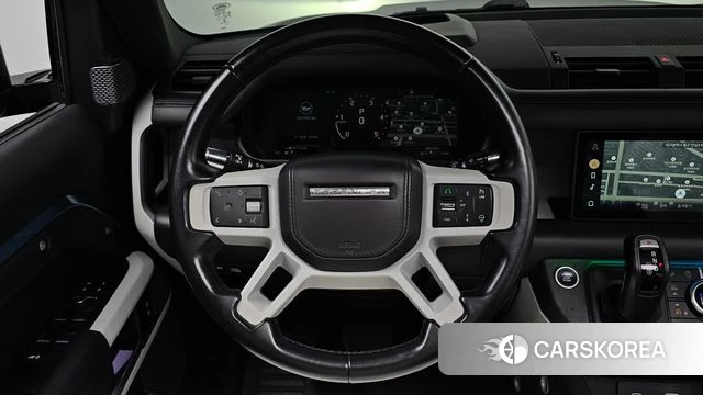 Land Rover Defender (L663) 2021 Небесно-голубой из Кореи, фото 3