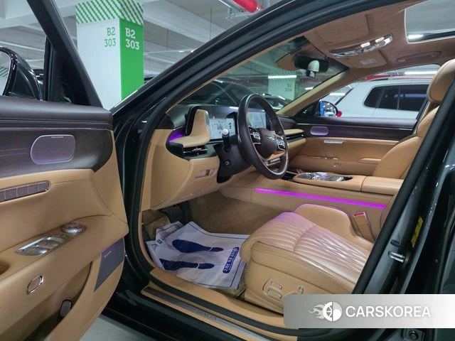 Genesis G90 (RS4) 2022 Темно-зеленый из Кореи, фото 3
