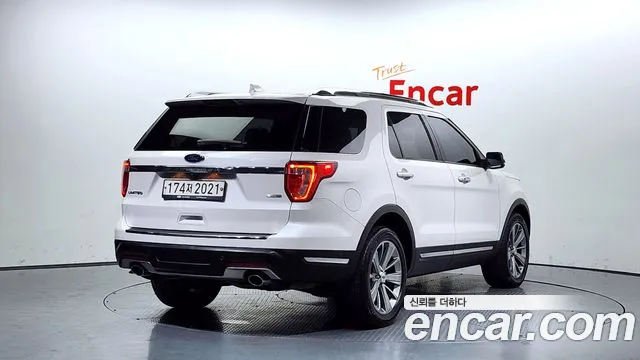 Ford Explorer 2018 Белый из Кореи, фото 3