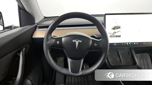Tesla Model Y 2021 Белый из Кореи, фото 3