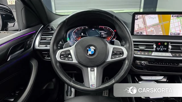 BMW X4 (G02) 2023 Черный из Кореи, фото 3