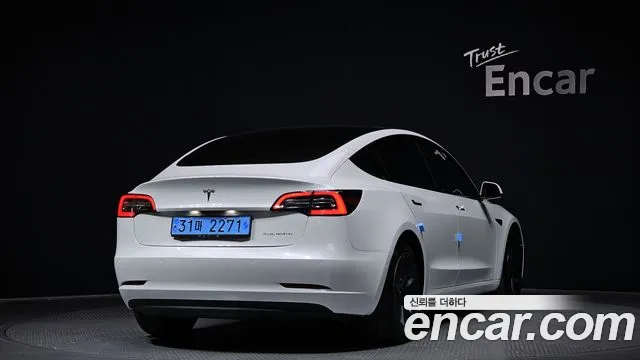 Tesla Model 3 2021 Белый из Кореи, фото 3