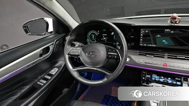 Hyundai The New Grandeur IG Hybrid 2019 Белый из Кореи, фото 3