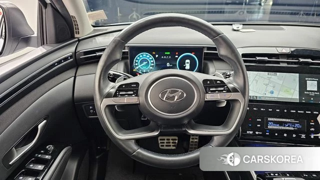 Hyundai Tucson Hybrid (NX4) 2023 Белый из Кореи, фото 3