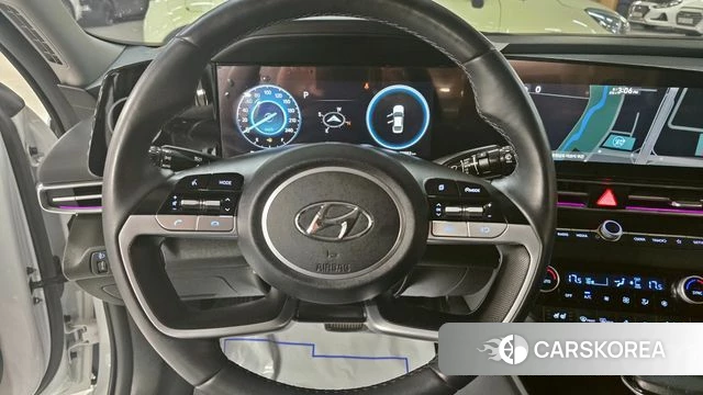 Hyundai Avante (CN7) 2022 Белый из Кореи, фото 3