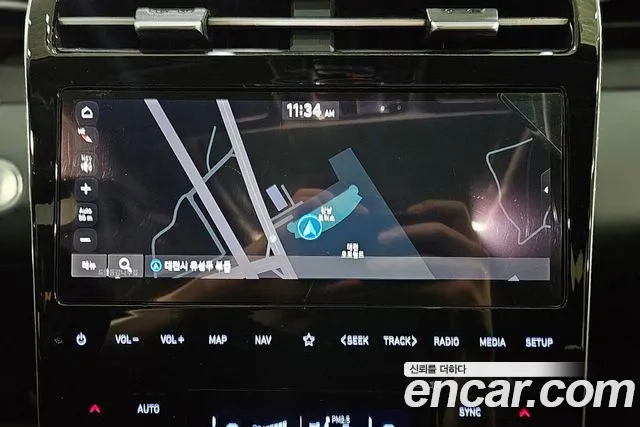 Hyundai Tucson Hybrid (NX4) 2020 Серый из Кореи, фото 3