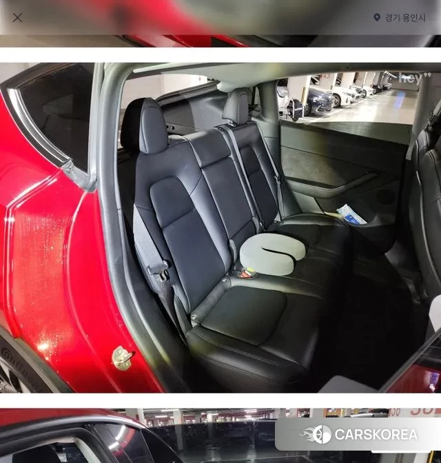 Tesla Model Y 2021 Красный из Кореи, фото 3