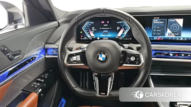 BMW 7 Series (G70) 2023 Черный из Кореи, фото 3