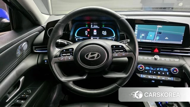 Hyundai The New Avante (CN7) 2023 Синий из Кореи, фото 3