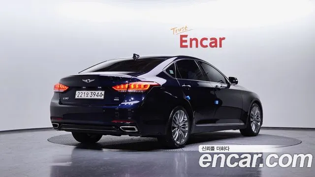 Genesis G80 2018 Синий из Кореи, фото 3