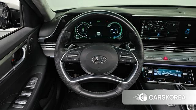 Hyundai The New Grandeur IG Hybrid 2020 Черный из Кореи, фото 3