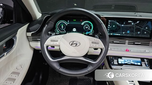 Hyundai The New Grandeur IG Hybrid 2021 Черный из Кореи, фото 3