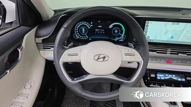 Hyundai The New Grandeur IG Hybrid 2022 Белый из Кореи, фото 3