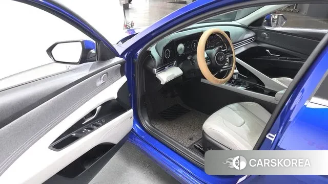 Hyundai Avante Hybrid (CN7) 2020 Синий из Кореи, фото 3