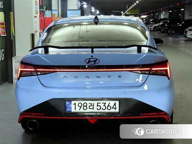 Hyundai Avante (CN7) 2022 Синий из Кореи, фото 3