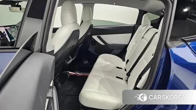 Tesla Model Y 2021 Синий из Кореи, фото 3