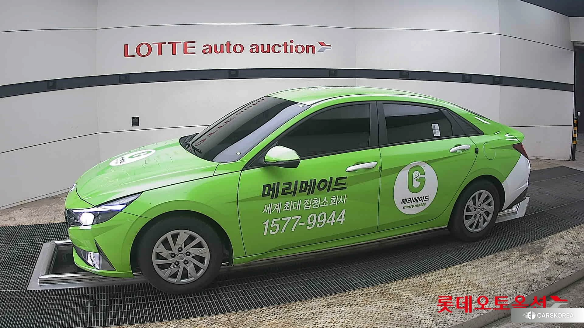 Hyundai Avante 2022 Polar White из Кореи, фото 3