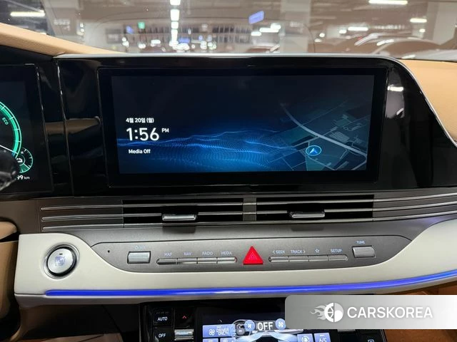 Hyundai The New Grandeur IG Hybrid 2021 Белый из Кореи, фото 3