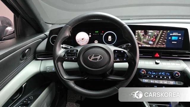 Hyundai The New Avante (CN7) 2023 Черный из Кореи, фото 3