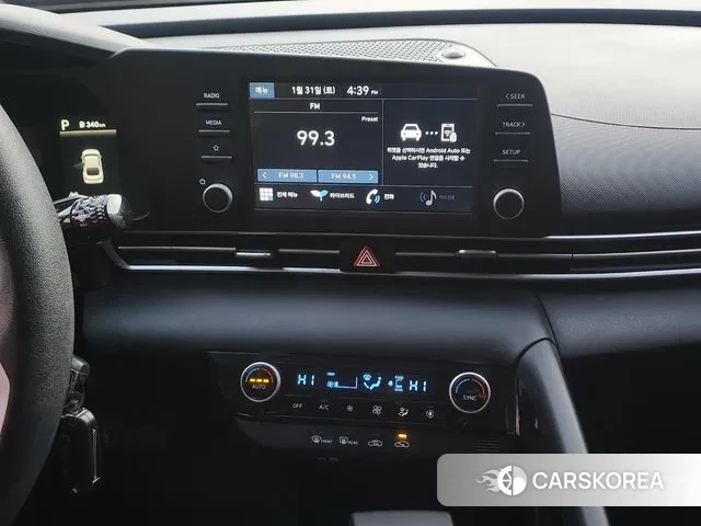 Hyundai Avante Hybrid (CN7) 2021 Белый из Кореи, фото 3