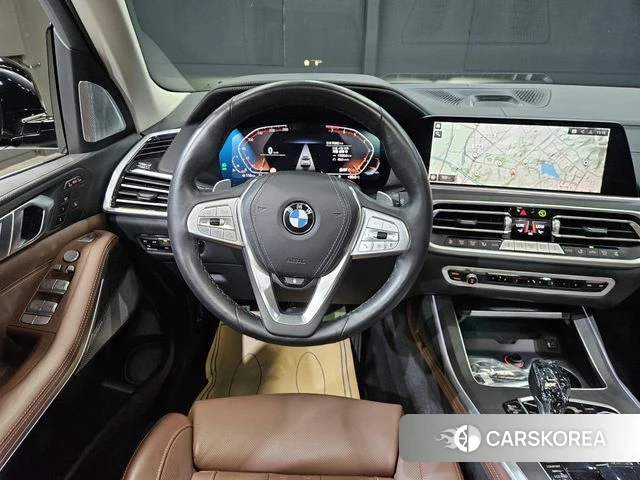 BMW X7 (G07) 2021 Черный из Кореи, фото 3