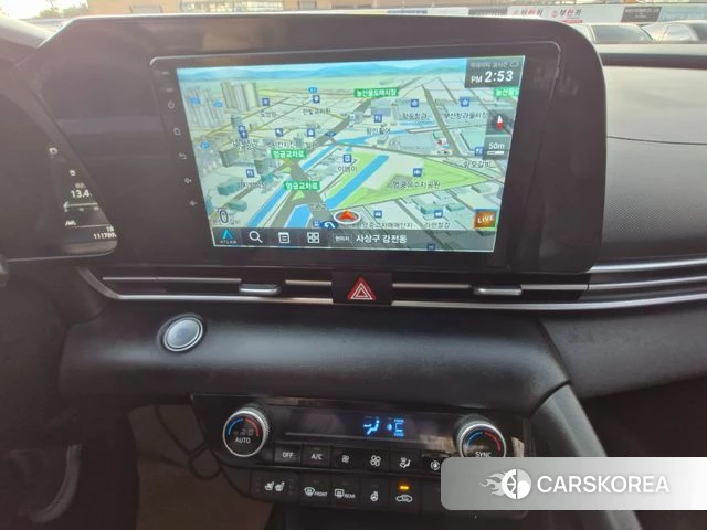 Hyundai Avante Hybrid (CN7) 2021 Белый из Кореи, фото 3