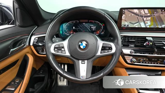 BMW 5 Series (G30) 2022 Синий из Кореи, фото 3