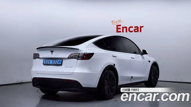 Tesla Model Y 2021 Белый из Кореи, фото 3