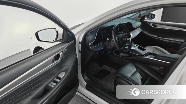 Hyundai The New Grandeur IG Hybrid 2021 Белый из Кореи, фото 3