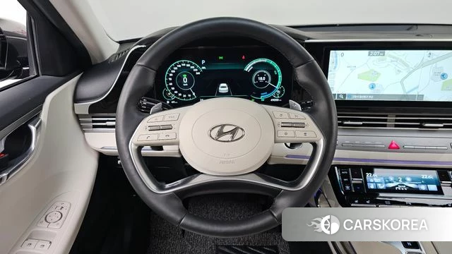 Hyundai The New Grandeur IG Hybrid 2021 Серый из Кореи, фото 3