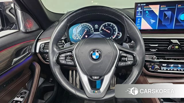 BMW 5 Series (G30) 2018 Синий из Кореи, фото 3
