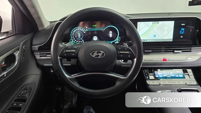 Hyundai The New Grandeur IG Hybrid 2022 Белый из Кореи, фото 3
