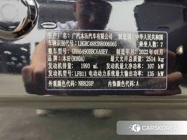 Honda Odyssey 2022 Черный из Китая, фото 3