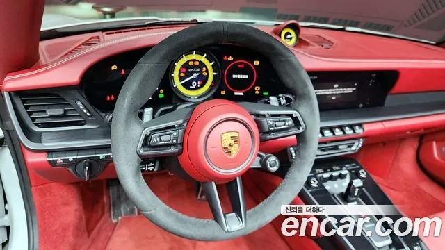 Porsche 911(992) 2022 Серебристо-серый из Кореи, фото 3