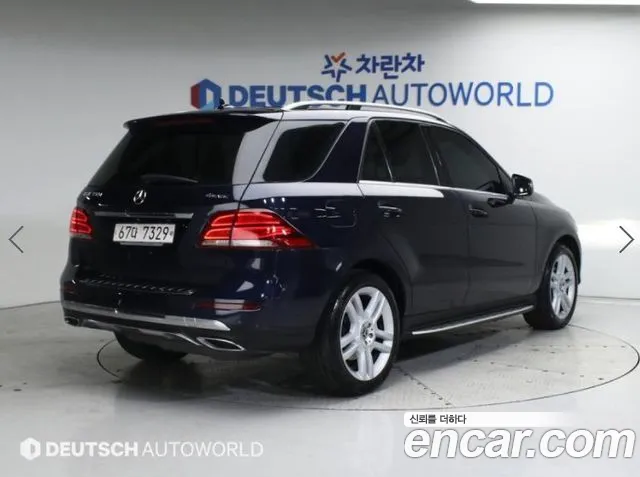 Mercedes-Benz GLE - Class W166 2018 Синий из Кореи, фото 3