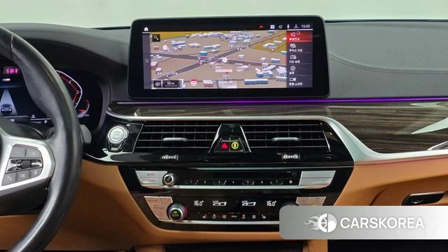 BMW 5 Series (G30) 2022 Черный из Кореи, фото 3