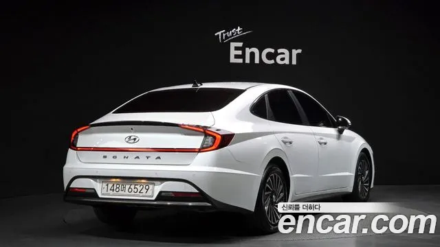 Hyundai Sonata Hybrid (DN8) 2021 Белый из Кореи, фото 3