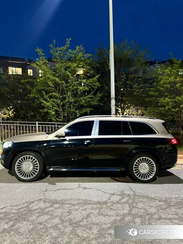 Mercedes-Benz GLS - Class X167 2022 Черный двухцветный из Кореи, фото 3