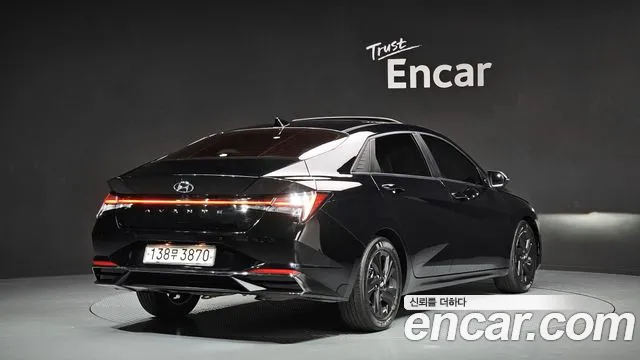 Hyundai Avante (CN7) 2020 Черный из Кореи, фото 3
