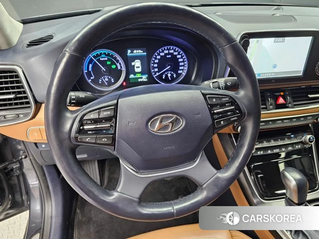 Hyundai Grandeur IG Hybrid 2019 Синий из Кореи, фото 3