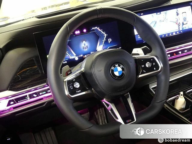 BMW 7 Series (G70) 2025 Серебристо-серый из Кореи, фото 3
