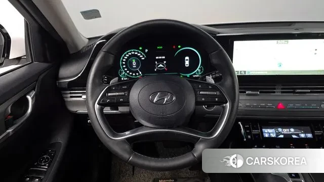 Hyundai The New Grandeur IG Hybrid 2022 Белый из Кореи, фото 3