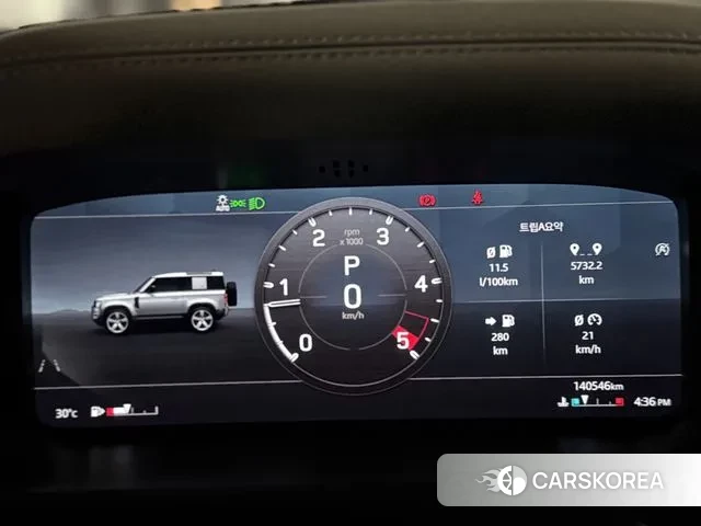 Land Rover Defender (L663) 2021 Зеленый из Кореи, фото 3