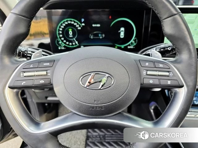 Hyundai The New Grandeur IG Hybrid 2021 Черный из Кореи, фото 3
