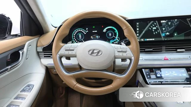 Hyundai The New Grandeur IG Hybrid 2021 Белый из Кореи, фото 3