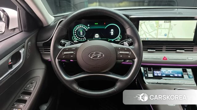 Hyundai The New Grandeur IG Hybrid 2020 Белый из Кореи, фото 3