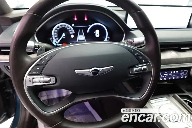 Genesis Electrified G80 (RG3) 2021 Темно-зеленый из Кореи, фото 3